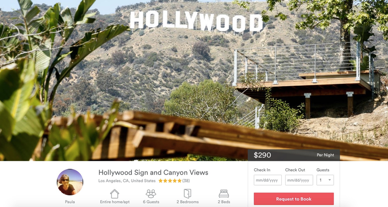 Illustration for article titled LA Residents Try to Hide Hollywood Sign From Tourists, Except on Airbnb